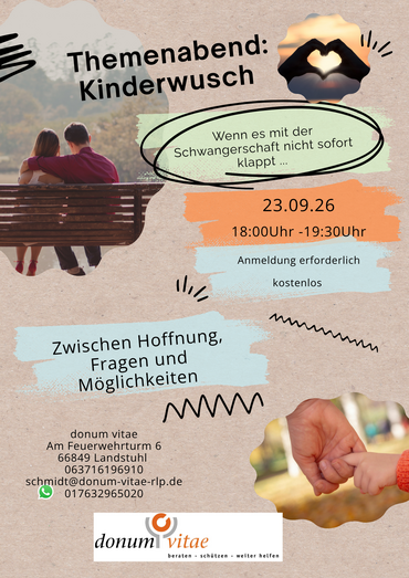 Themenabend Kinderwunsch am 23.09.2026 