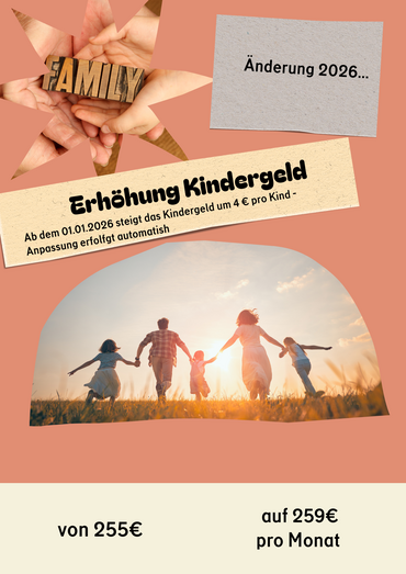 Erhöhung Kindergeld