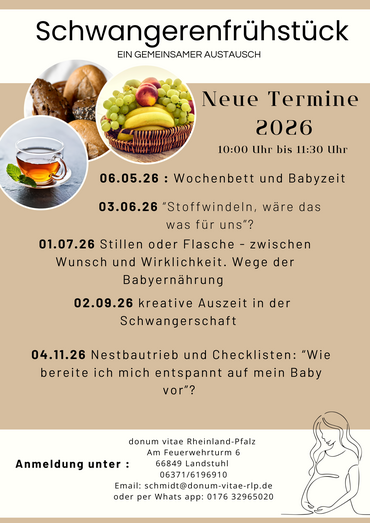 Schwangerenfrühstück bei donum vitae Rheinland-Pfalz e. V. 