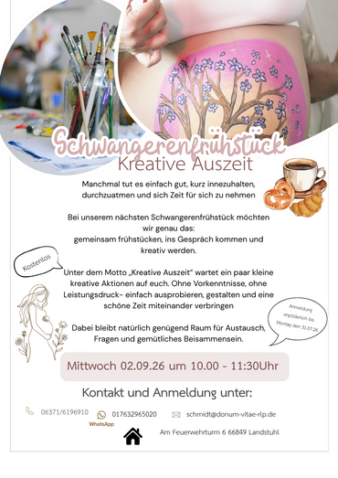 Schwangerenfrühstück.........eine kreative Auszeit......am 02.09.2026